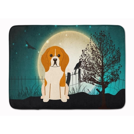 Carolines Treasures Halloween Scary Beagle Tricolor Machine Washable Memory Foam Mat BB2230RUG